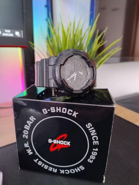 ORYGINALNY Zegarek Casio G-Shock GA 100