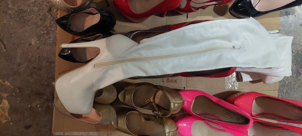 Zestaw 12 par czółenka wysokie szpilki