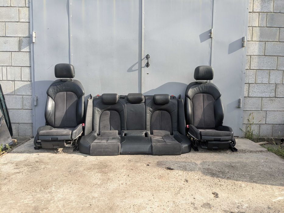 Салон Audi A6 C7 Recaro Підігрів Сидение Сідушки Кожа Алькантара Шкіра А6 Ц7 S-line