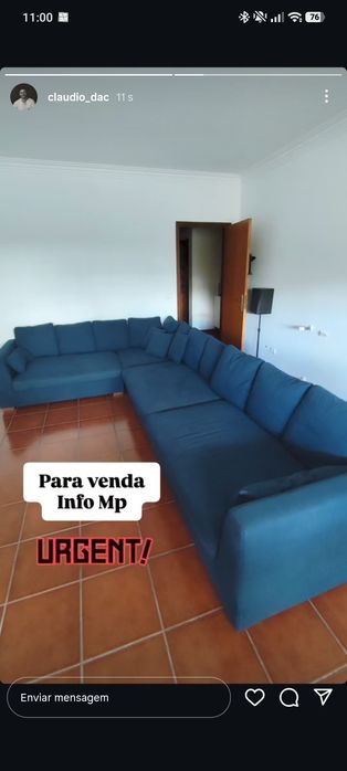 Sofá Modular Azul
