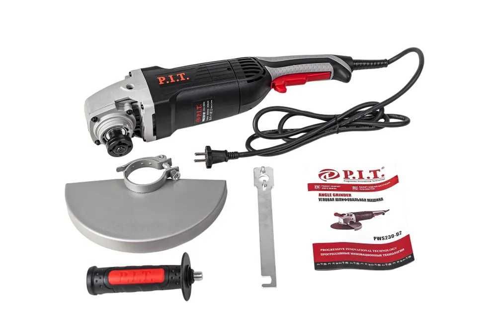 Кутова шліфувальна машина (болгарка) P.I.T.  230мм 2200Вт 6300об PL