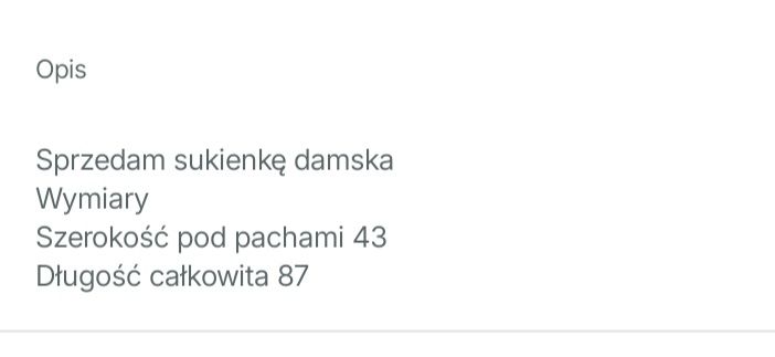 Sukienka damska r.L