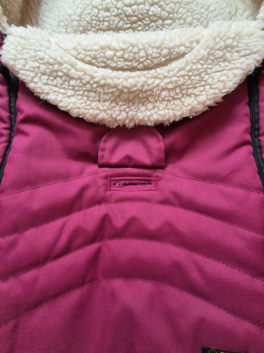 Зимовий конверт в коляску на овчині