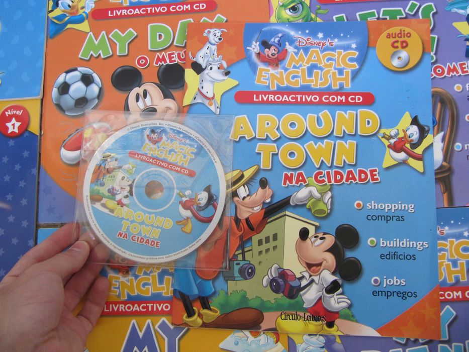 NOVO Disney 's Magic English - Leitura infantil - Mickey Pateta Donald