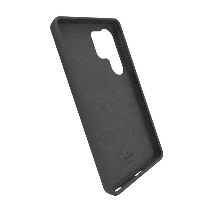 Etui silikonowe Puro Icon do Samsung Galaxy S25 Ultra - czarne