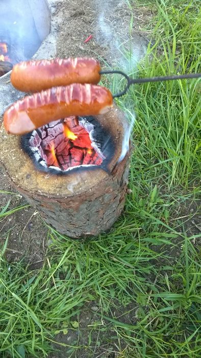 ognisko turystyczne, grill