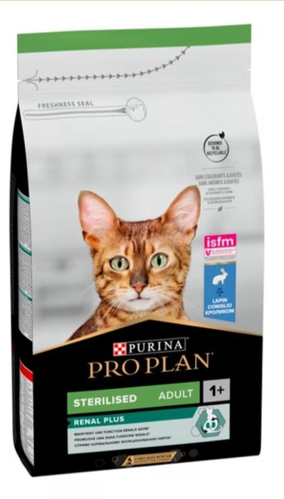 Сухий корм Purina Pro Plan Sterilised Adult 1+ Renal Plus з кроликом