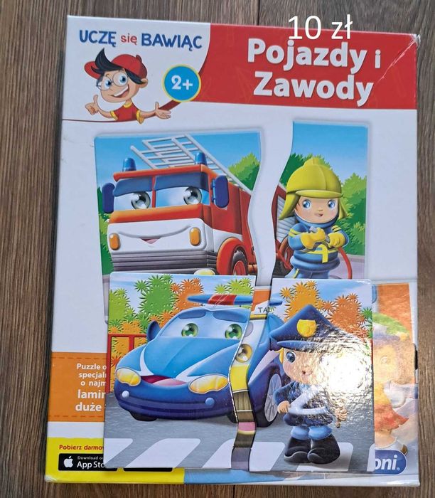 Puzzle Pojazdy i Zawody