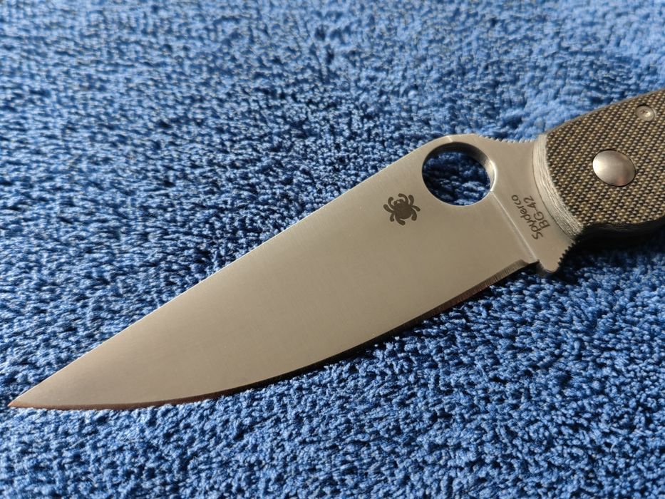 Spyderco Military BG-42 Carbon Fiber Sprint Run Stan Kolekcjonerski