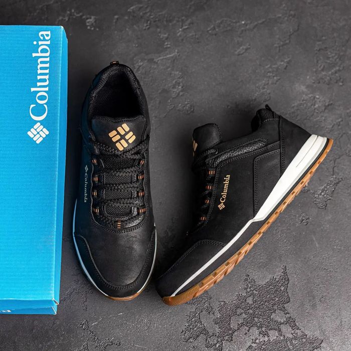 Качественные кроссовки из натуральной кожи, мужские демисезонные