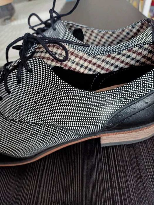 Oksfordki jazzówki skóra zapato r. 38