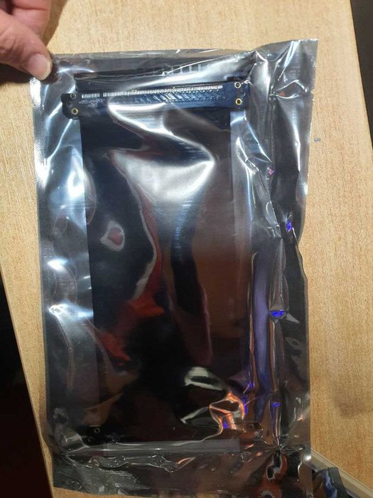 Райзер PCIE 16x 4.0 3,0 Graphics Card PCl-E X16 дл 20 см угл и прямой