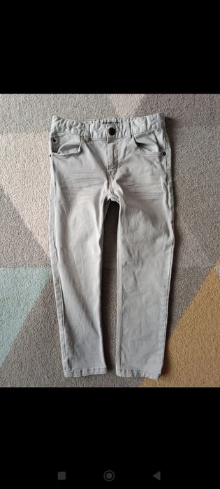 Paka spodnie dresowe jeans  122/128, 134/140