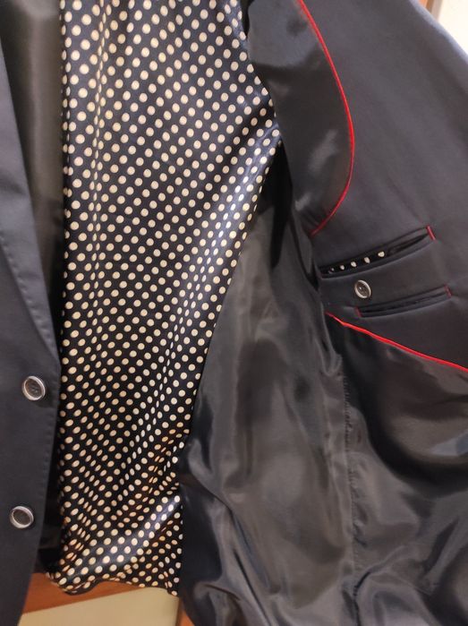 Garnitur męski granatowy