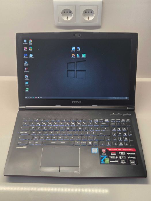 MSI GP62MVR 7RF Gaming | GTX 1060 | 16GB RAM | SSD + HDD | Com defeitos