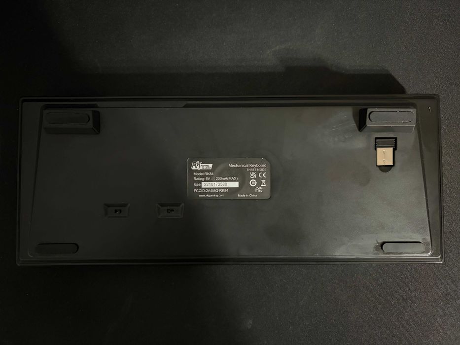Klawiatura mechaniczna custom Royal Kludge RK84 RGB Hot Swap akcesoria