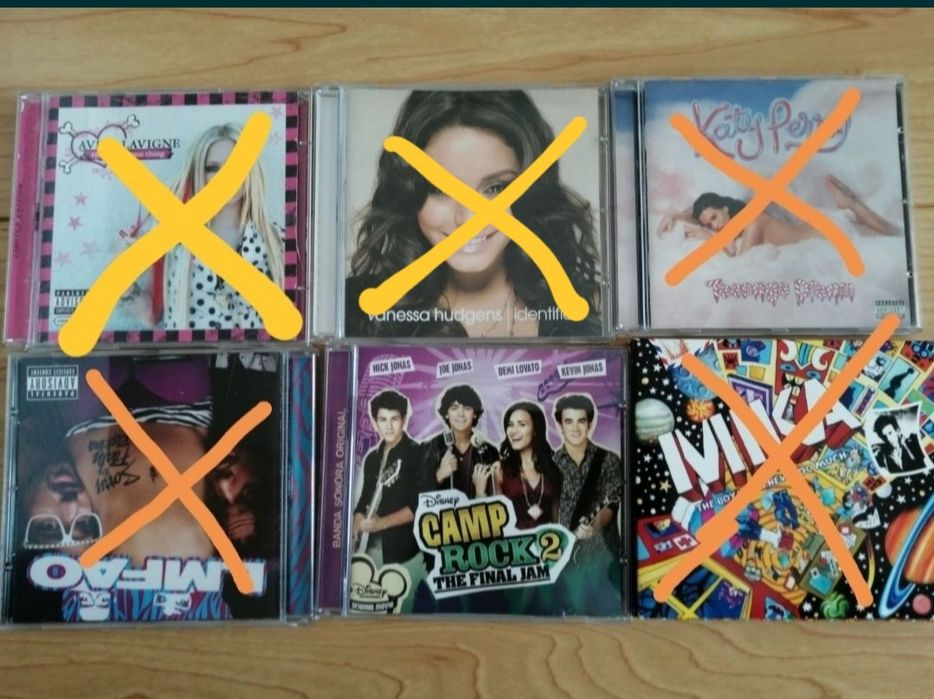 CD's vários música pop