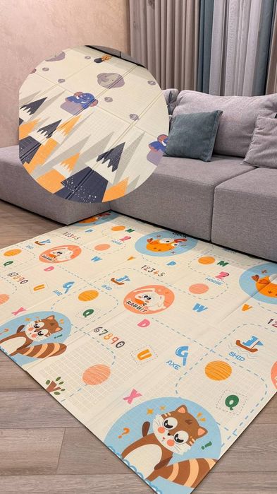 Килимок в дитячу теплоізоляційний, м'який