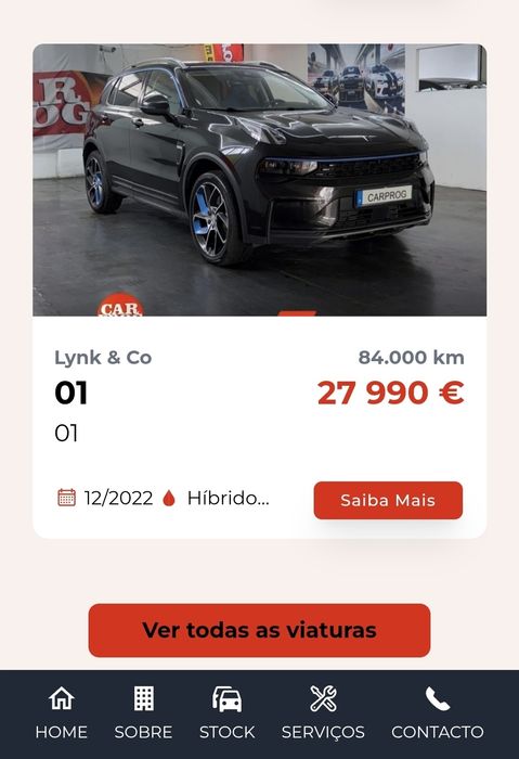 LYNK & CO IMPECÁVEL 12/22 Híbrido plug-in