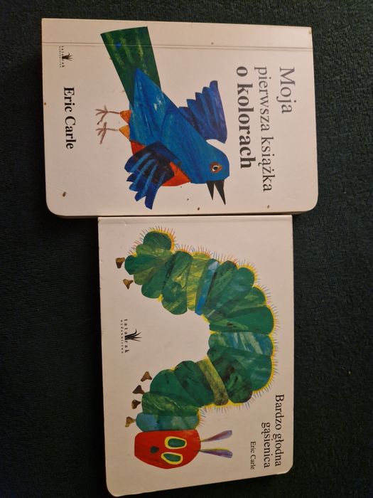 Moja pierwsza książka o kolorach oraz Bardzo głodna gąsiennica.