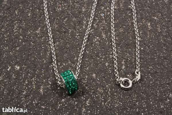 Naszyjnik Wisiorek SWAROVSKI Charms Łańcuszek Celebrytka