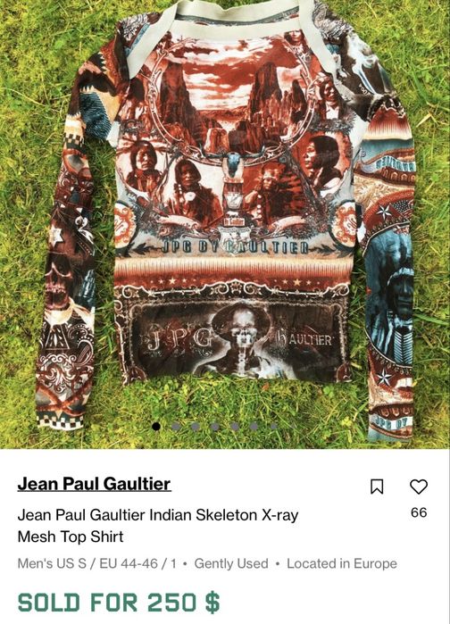 Jean Paul Gaultier 90’s Mesh Top | S-M | дизайнерський архівний лонгслів в сітку