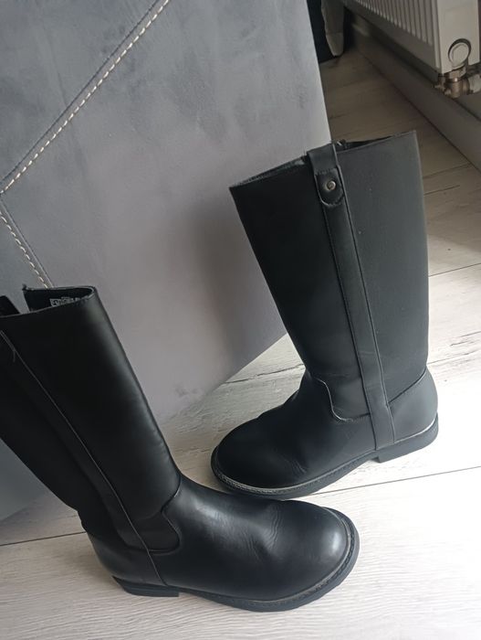 Buty dla dziewczynki 37 kozaki , oficerki jak nowe