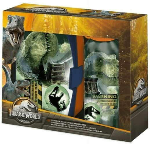 Lunch box + Bidon Jurassic World / śniadaniówka / Produkt na Licencji