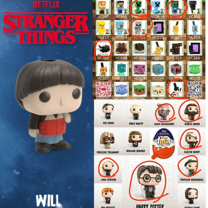 Обмін фігурок stranger things
