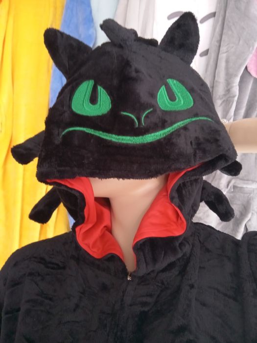 Кигуруми БЕЗЗУБИК Стич Пикачу кот ЧИИ Спуки Тоторо Единорог Лиса S-XL