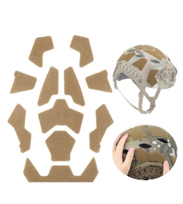 Велкро для шолома шлема койот