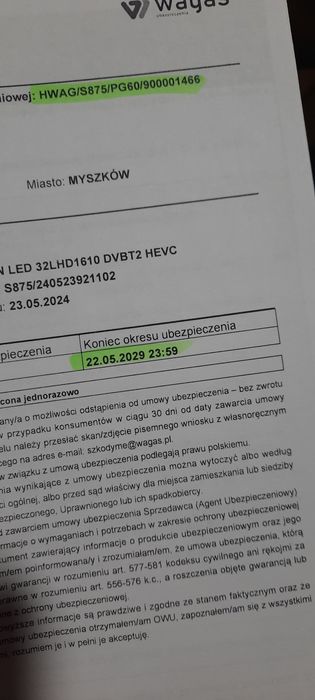 Telewizor lin 32 cale plus smart na gwarancji