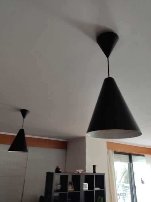 Candeeiro IKEA preto