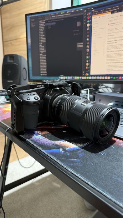 Kit Blackmagic Pocket 4K + Sigma 18-35 + Metabones + SmallRig