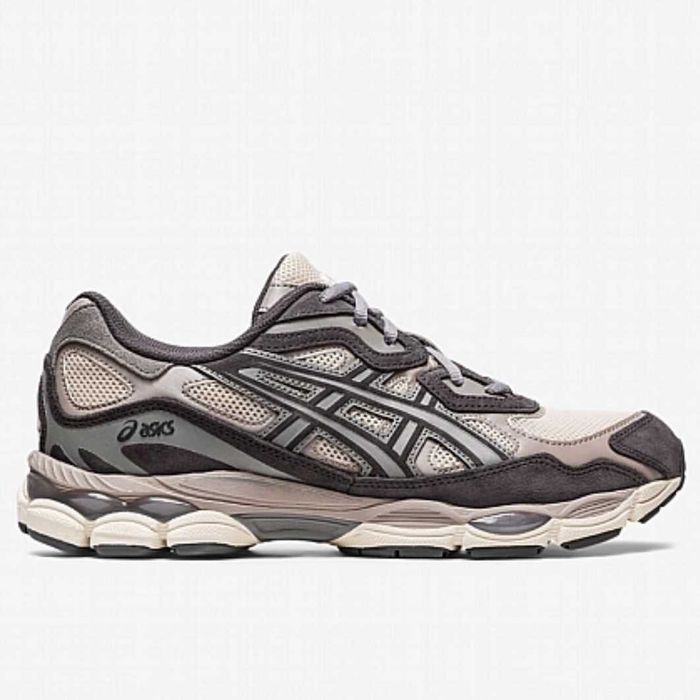 Унисекс замшевые кроссовки Asics Gel NYC Graphite Grey Black асикс