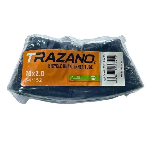 Камера для коляски 10х2.0 54-152 вентиль 90 градусов Trazano