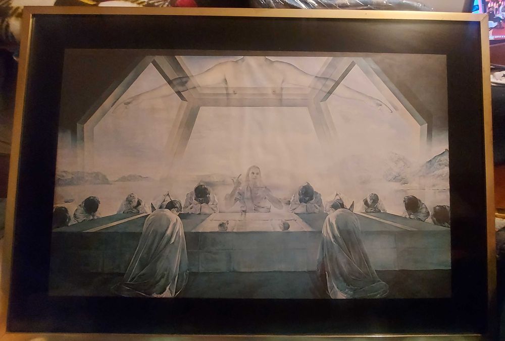 Quadro "A última ceia" de Dali