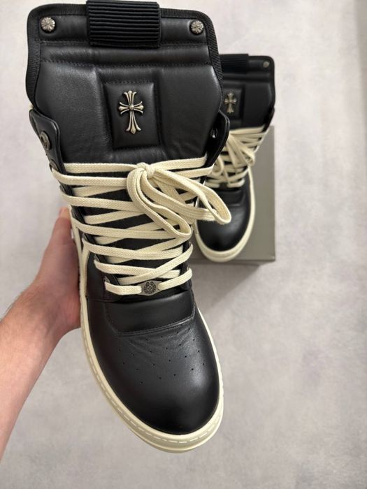Rick Owens X Chrome Hearts Geobasket