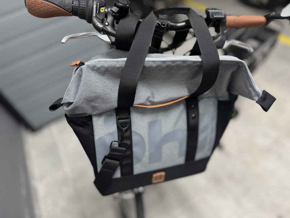 E-bike dobrável Megamo, nova + acessórios