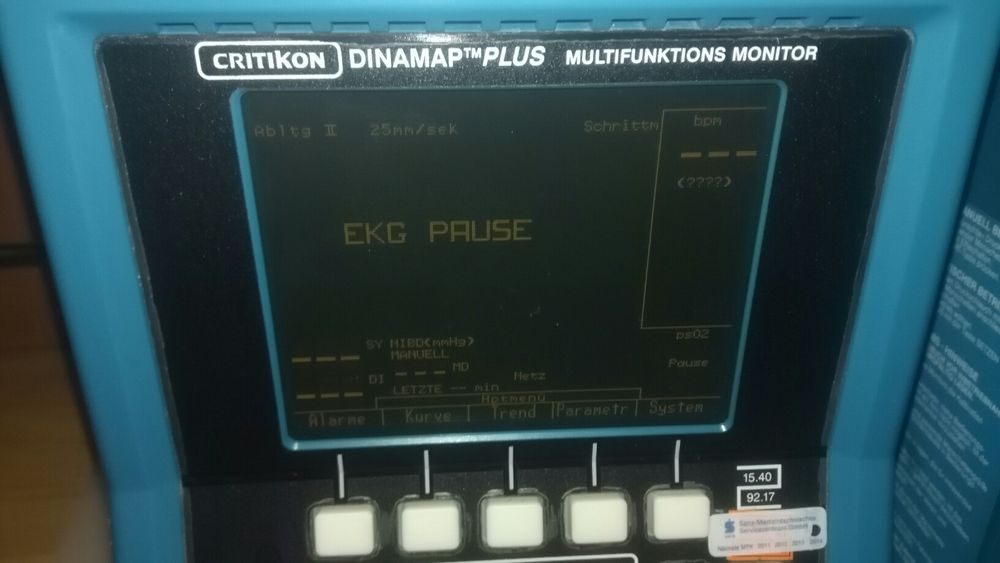 Kardiomonitor funkcji życiowych Dinamap plus i Dinamap 8100