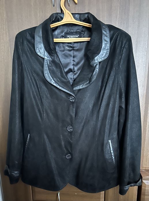 Куртка піджак шкіряна