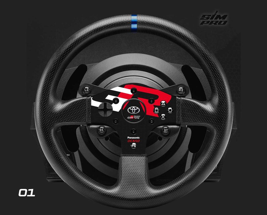 Naklejki na kierownicę Thrustmaster T300 RS GT różne wzory laminat UV