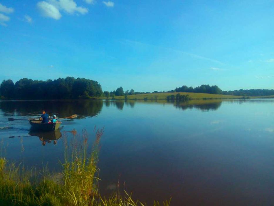 Domki na wyspie na Mazurach Garbatych. Noclegi, Mazury, łowisko