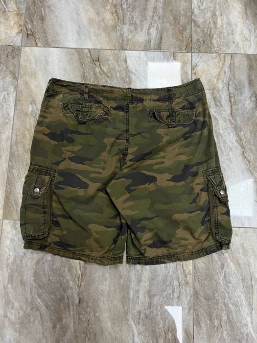 Вінтажні широкі шорти камо BAGGY camo rap shorts широкие шорты бегги карго реп