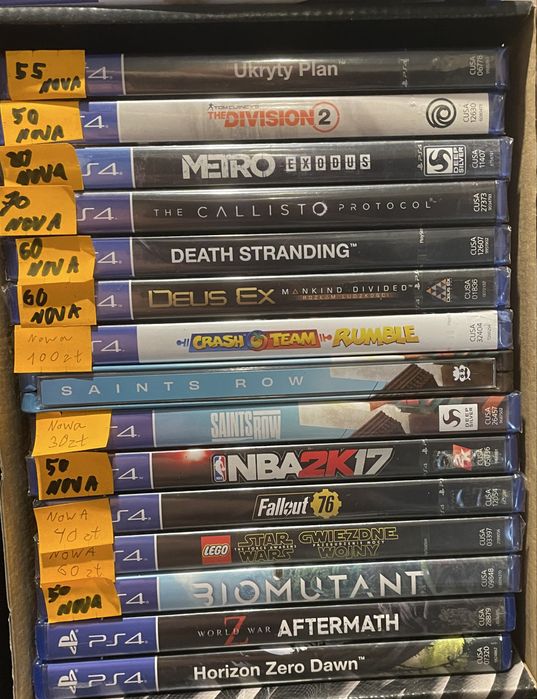 Nowe gry Playstation 4 i 5 (ps4) (ps5)