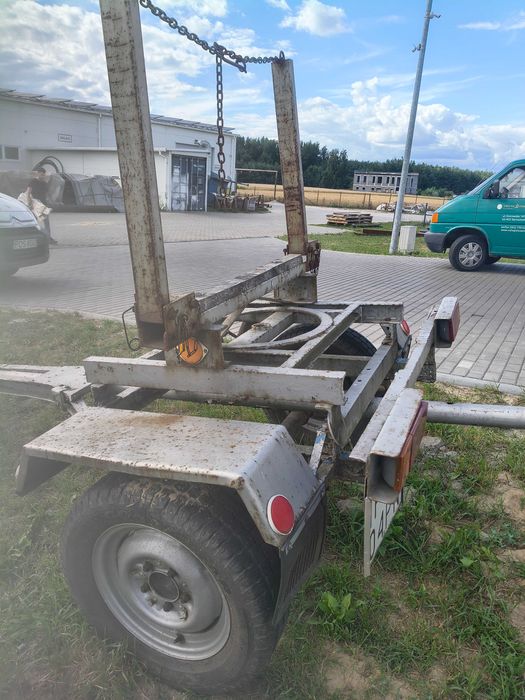 Dłużyca przyczepa SAM z obrotnicą
