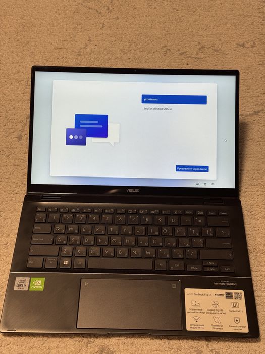Ноутбук Asus ZenBook Flip 14 (трансформер 2-в-1)