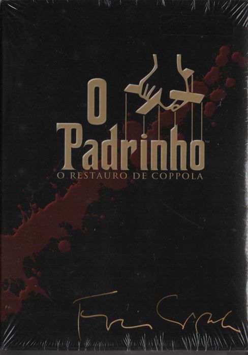 Dvd Caixa com 3 filmes de O Padrinho + 2 dvd's de extras-drama -selado