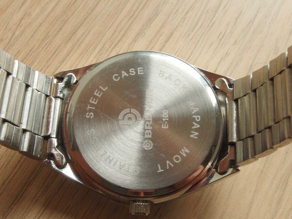 fi 37mm zgrabny męski zegarek BRENER japan movt datownik quartz