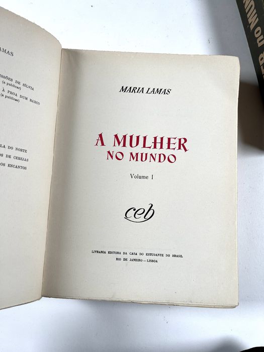 A mulher no mundo Volume I e II Maria Lamas 1952